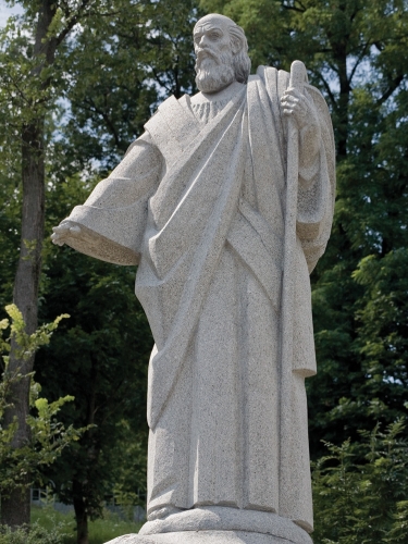 Фрагмент пам'ятника Андрію Первозванному.