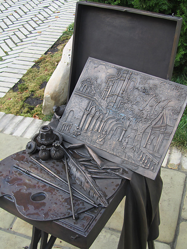  Material- Bronze. Autoren:  Bildhauers Krylov B, Sidoruk O.